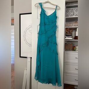 VICI Turquoise Dress w/ Ruffles - XS